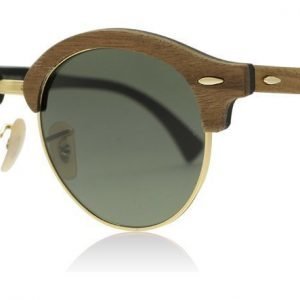 Ray-Ban RB4246M 118158 Ruskea puu-kulta Aurinkolasit