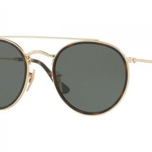 Ray-Ban Round Double Bridge RB3647N 001 Aurinkolasit