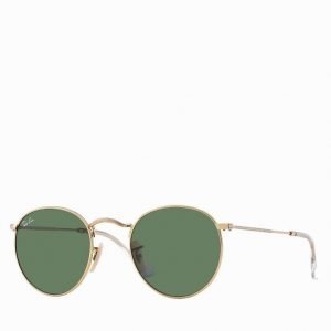 Ray-Ban Round Metal Aurinkolasit Kulta/Musta