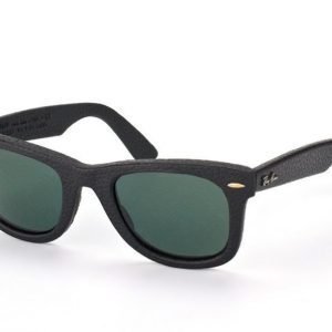 Ray-Ban Wayfarer Genuine Leather rb2140QM 1152/N5 Aurinkolasit