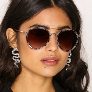 River Island Aviator Sunglasses Aurinkolasit Gold