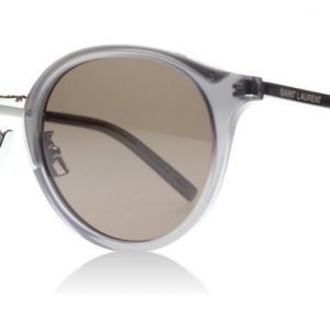 Saint Laurent SL57 005 Kristalli-harmaa Aurinkolasit