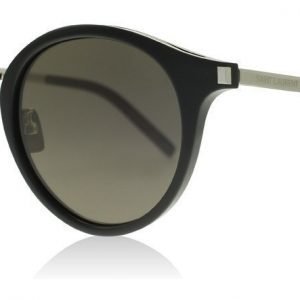 Saint Laurent SL57 57 002 Musta-hopea Aurinkolasit