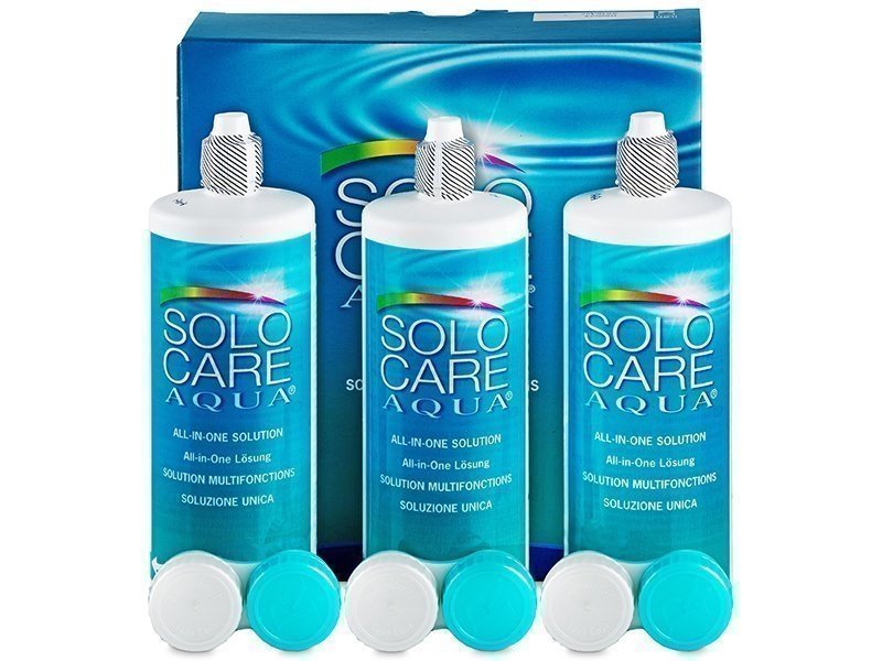 SoloCare Aqua Piilolinssineste 3 x 360 ml
