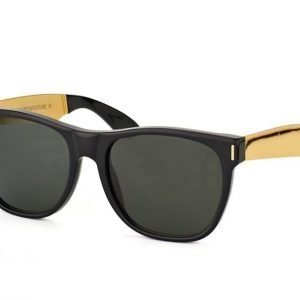 Super by Retrosuperfuture Classic Francis Black Gold 202 Aurinkolasit