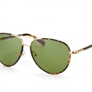 The Row 80 Light Gold w/ Tortoise Shell Walnut Leather aurinkolasit