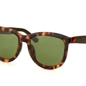 The Row RO 74 3 Tortoise Shell Walnut leather aurinkolasit