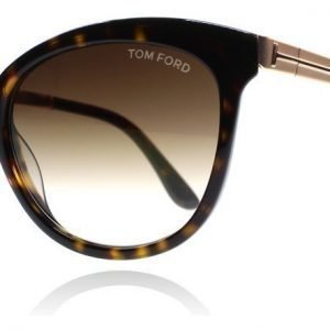 Tom Ford Emma 52G Kilpikonna-kulta Aurinkolasit