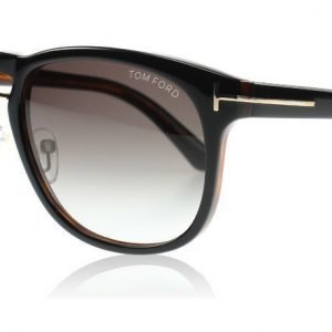 Tom Ford Franklin 0346 01V Musta-kilpikonna Aurinkolasit