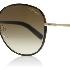 Tom Ford Georgia 0498 52F Tumma havanna Aurinkolasit