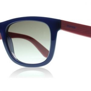 Tommy Hilfiger 1313S X2D Sininen Punainen Puu Aurinkolasit