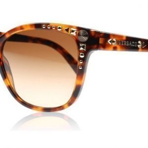 Versace 4270 Studs Ladies 4270 507413 Havana Aurinkolasit