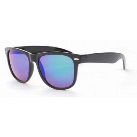 Wayfarer Blue Green Mirror