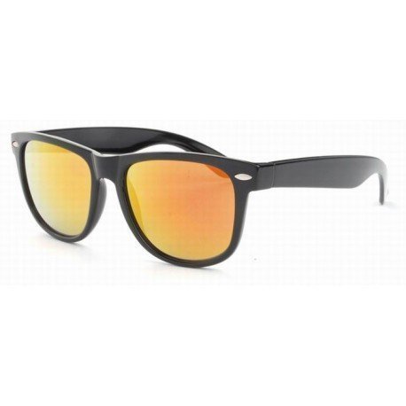 Wayfarer Gold-Red Mirror