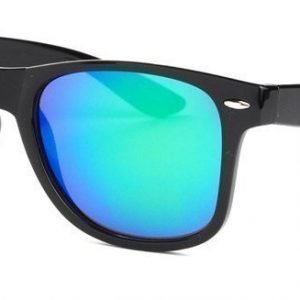 Wayfarer green blue mirror